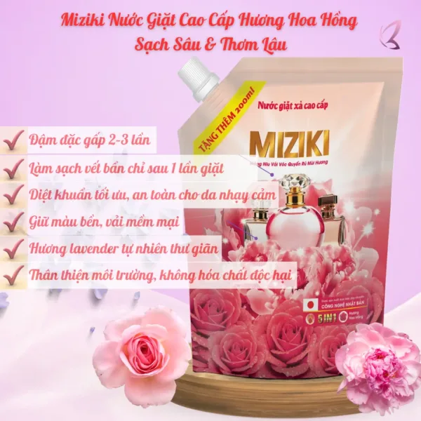 nước-giặt-miziki-Hương-Hoa-Hồng-2